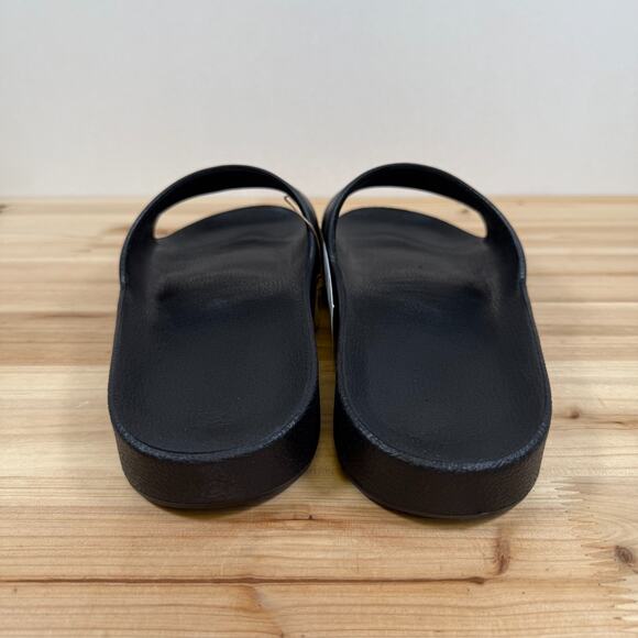 ADIDAS Adilette Cloudfoam Aqua Slides Mens 11 Triple Core Black (F35550) Shower - Picture 9 of 10